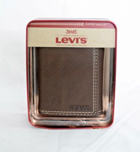 Levi’s Brown Trifold Leather Wallet